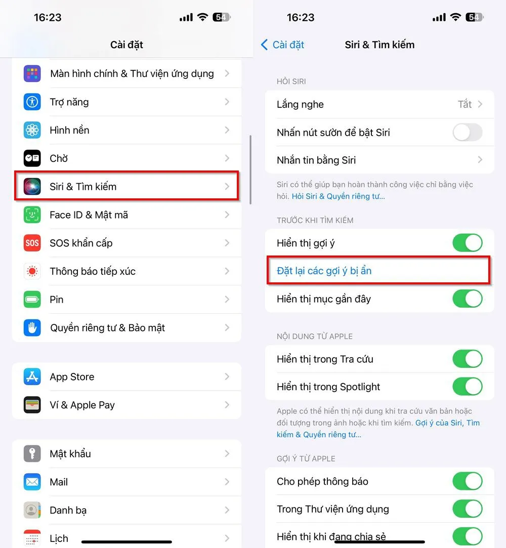 Mách bạn cách đặt lại gợi ý Siri bị ẩn trên iPhone cực dễ để thực hiện khi cần