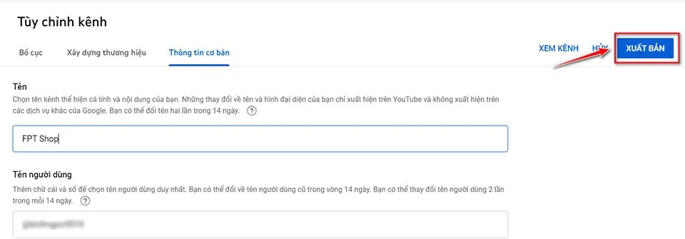 Mách bạn cách đổi tên kênh YouTube cực dễ, nhanh chóng và mới nhất năm 2024