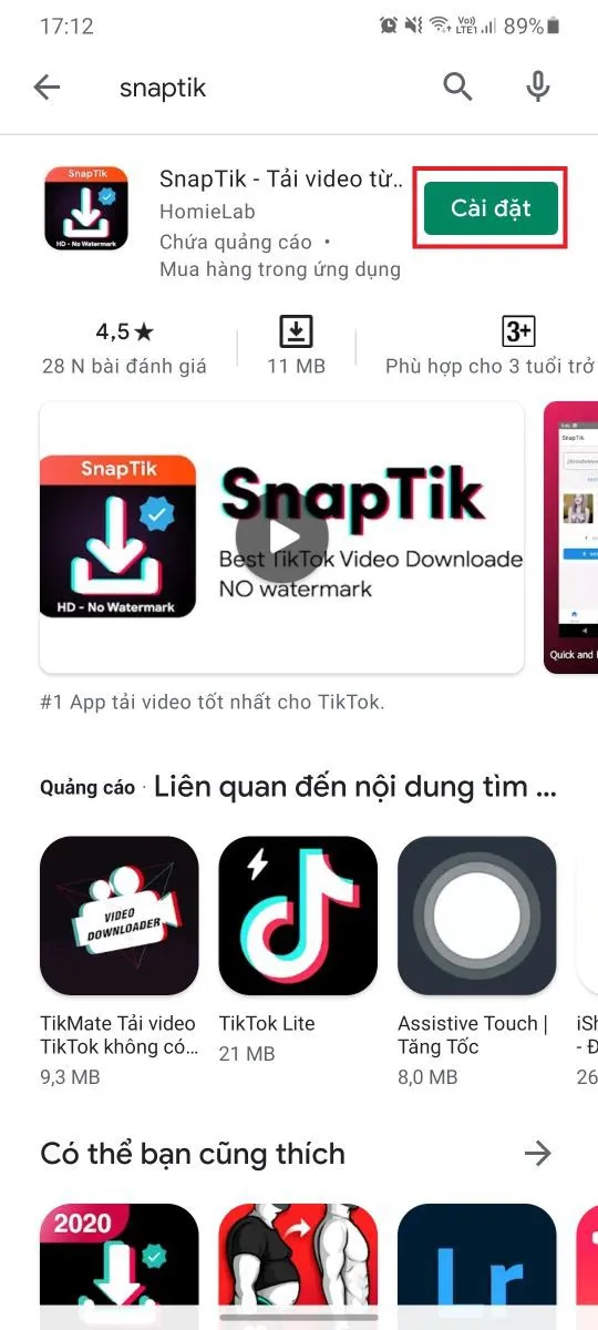 Mách bạn cách gỡ bỏ logo TikTok trên Android rất đơn giản