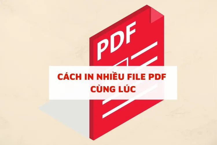 Mách bạn cách in nhiều file PDF cùng lúc cực đơn giản