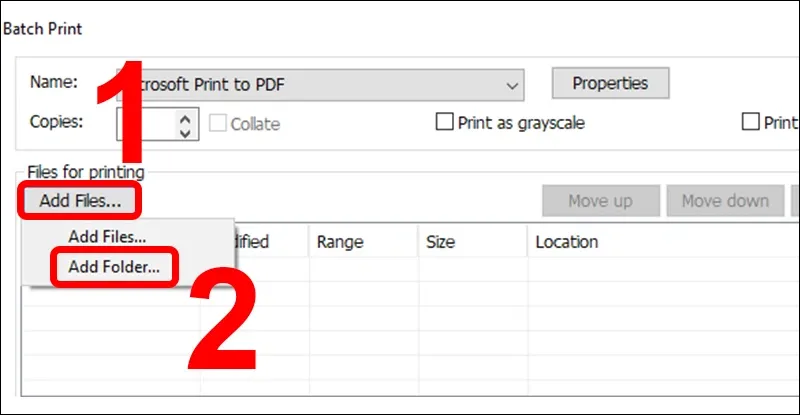 Mách bạn cách in nhiều file PDF cùng lúc cực đơn giản