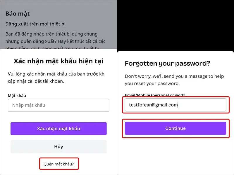 Mách bạn cách lấy lại mật khẩu tài khoản Canva vô cùng dễ