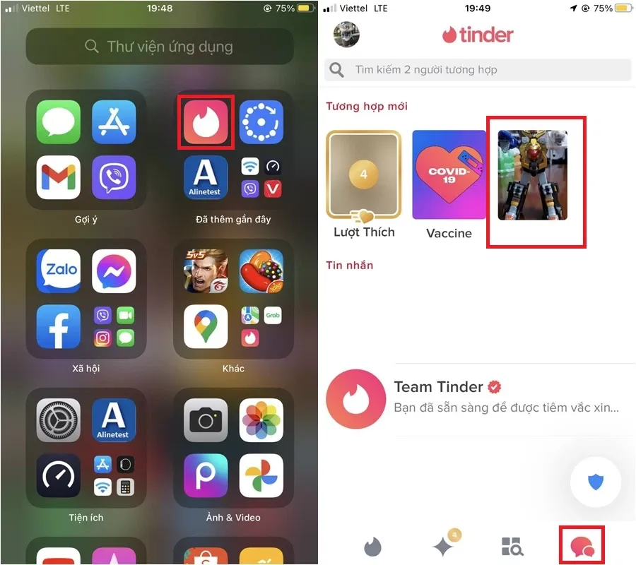 Mách bạn cách nhắn tin trên ứng dụng Tinder cực đơn giản