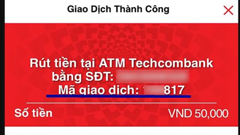 Mách bạn cách rút tiền không cần thẻ Techcombank tiện lợi, an toàn