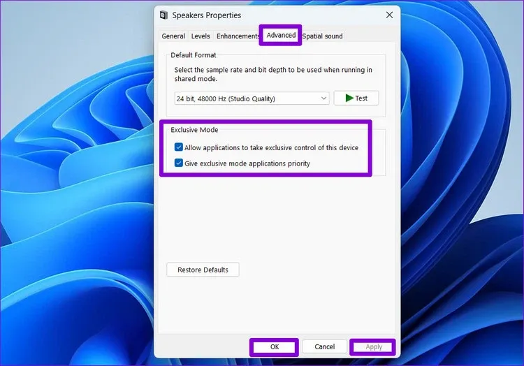 Mách bạn cách sửa lỗi âm lượng tự động tăng hoặc giảm trong Windows 11