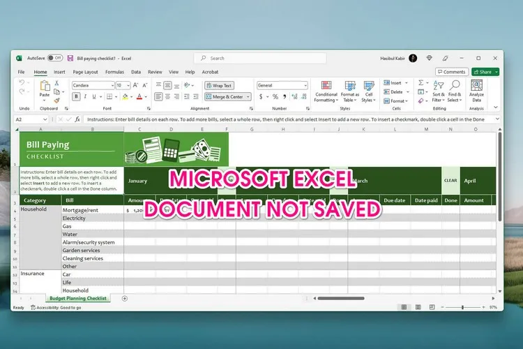 Mách bạn cách sửa lỗi Microsoft Excel không cho lưu trên Windows 11