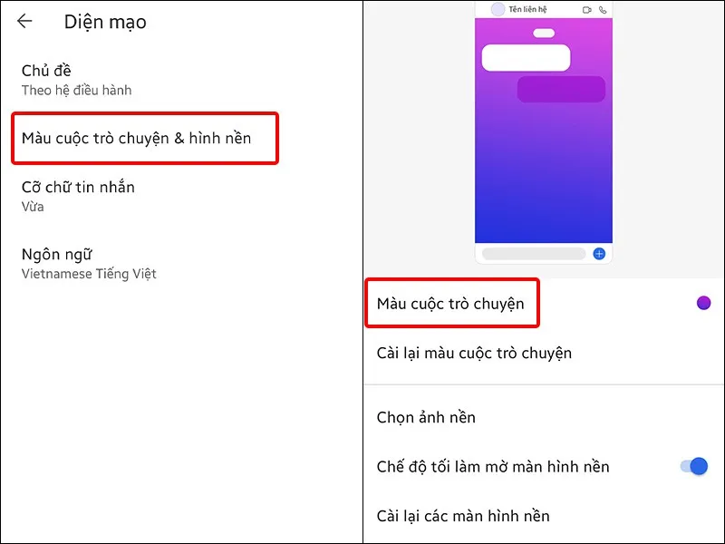 Mách bạn cách thay đổi chủ đề trên ứng dụng Signal