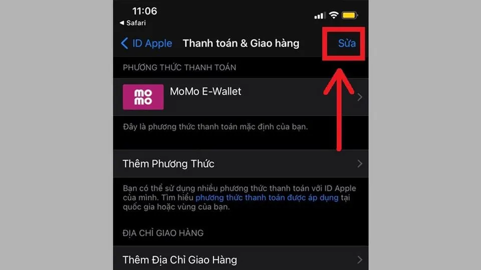 Mách bạn cách thêm phương thức thanh toán trên iPhone cực hay và cực chi tiết