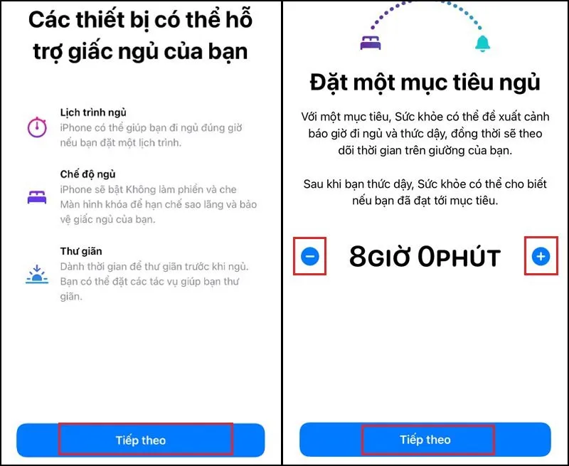 Mách bạn cách thiết lập chế độ ngủ iPhone trên ứng dụng Sức khoẻ, tiện ích mỗi ngày
