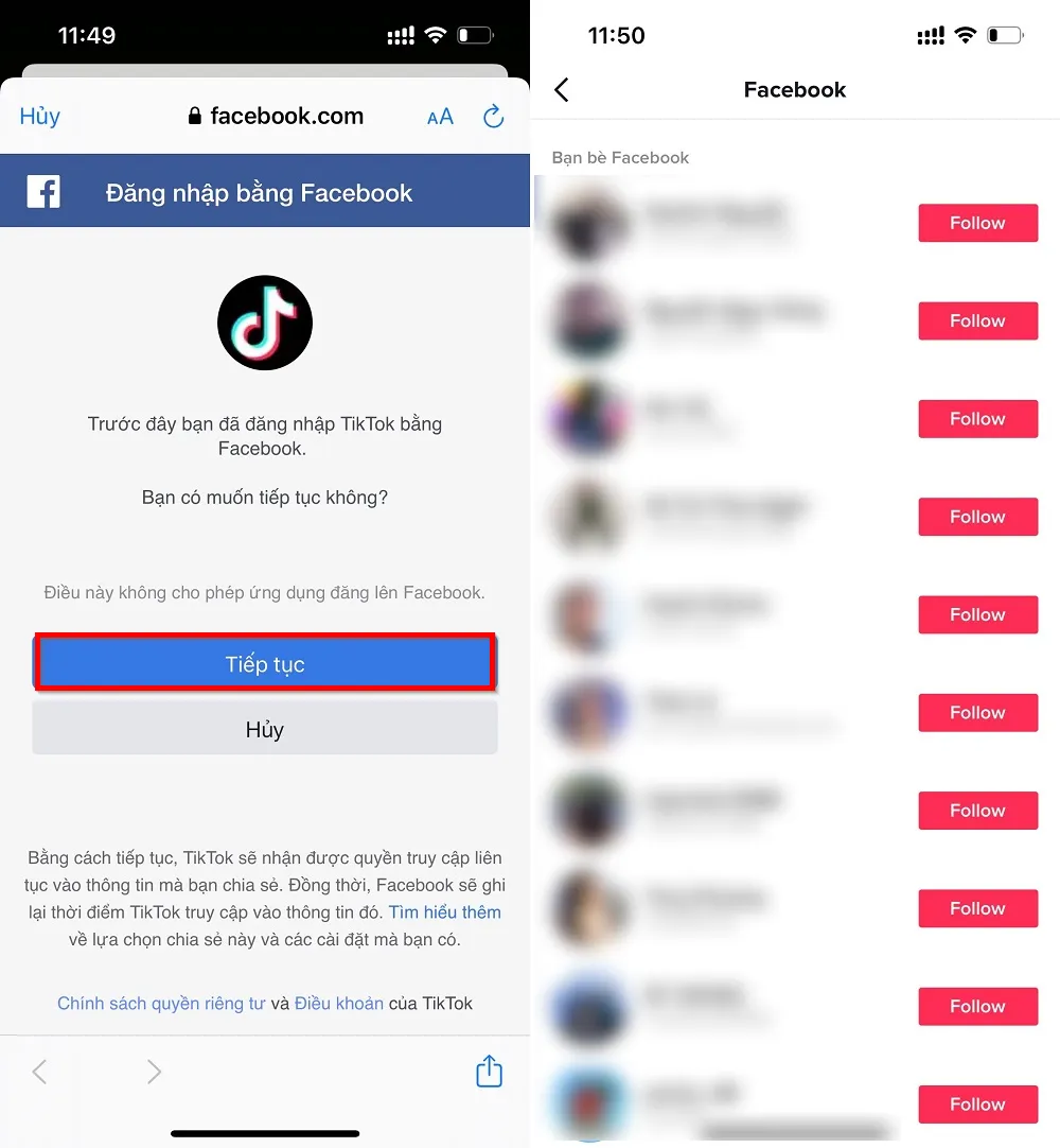 Mách bạn cách tìm bạn bè Facebook trên TikTok để tăng thêm tương tác