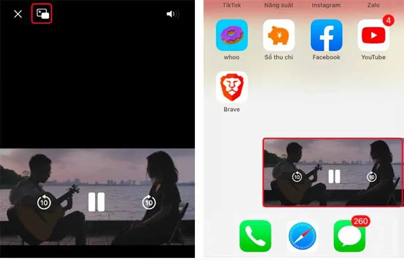 Mách bạn cách vừa xem Youtube vừa lướt web trên iPhone