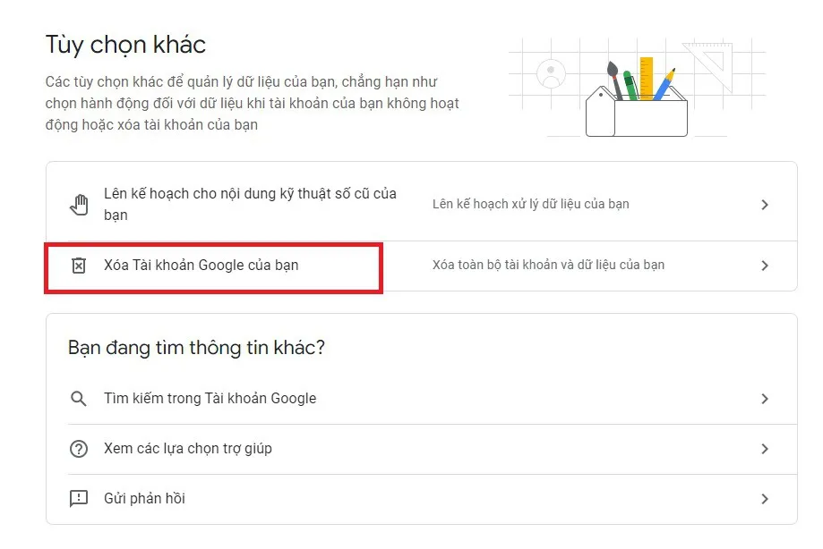 Mách bạn cách xóa tài khoản Google chỉ với vài bước đơn giản