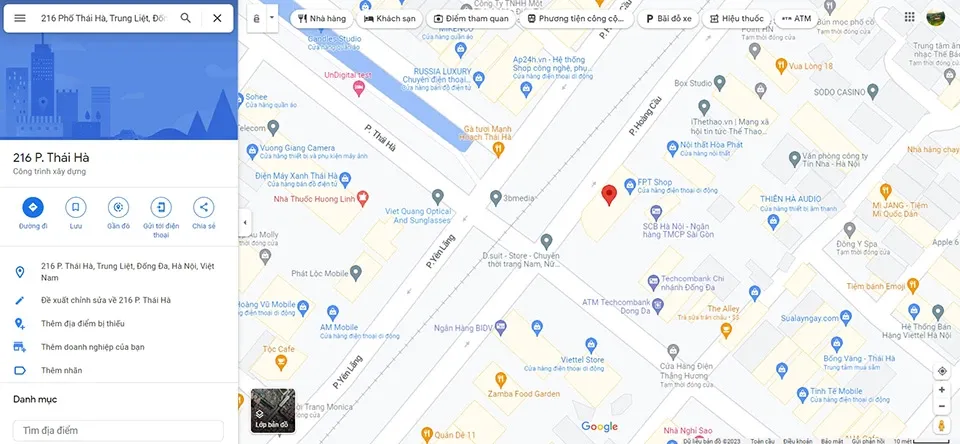 Mách bạn mẹo đánh dấu vị trí trên Google Maps để truy cập lại trong tương lai