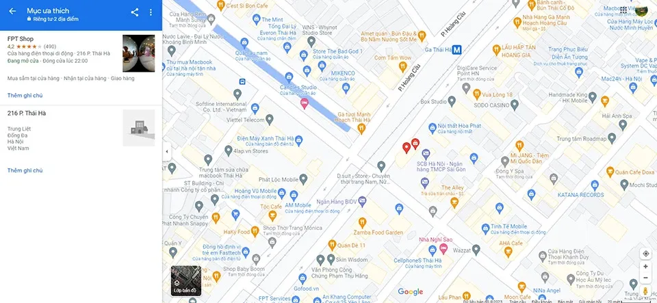 Mách bạn mẹo đánh dấu vị trí trên Google Maps để truy cập lại trong tương lai