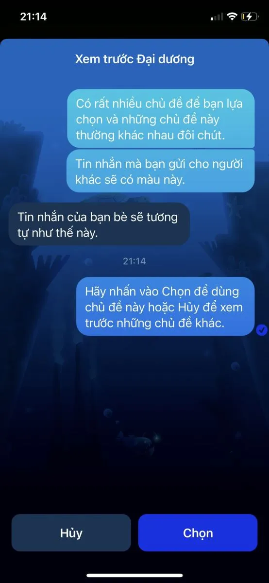 Mách bạn mẹo thay đổi hình nền Messenger trên iPhone