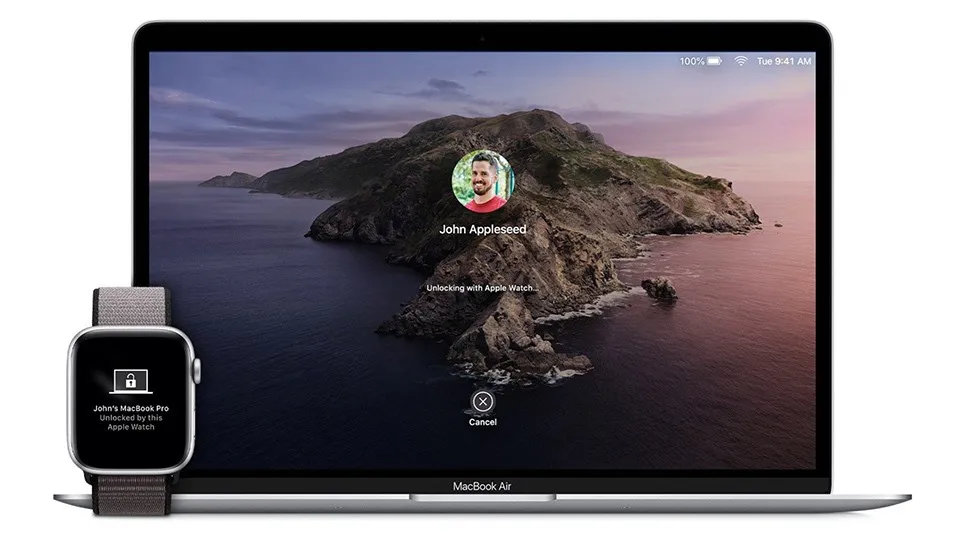 macOS Catalina: Cách dùng Apple Watch mở khóa MacBook