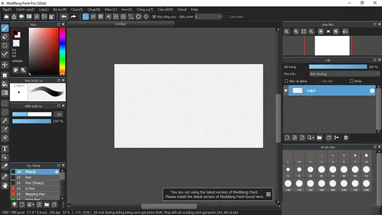 MediBang Paint Pro – Phần mềm vẽ truyện tranh, Anime chuyên nghiệp trên máy tính