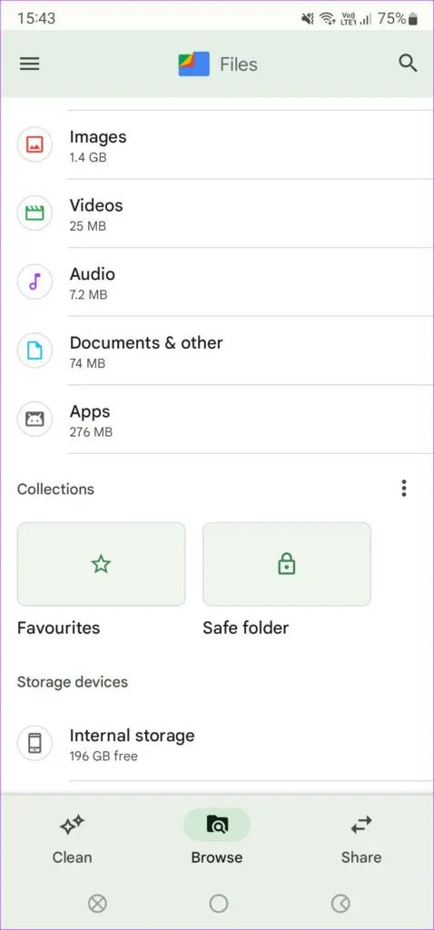 Mẹo ẩn dữ liệu trên Android bằng ứng dụng Files của Google