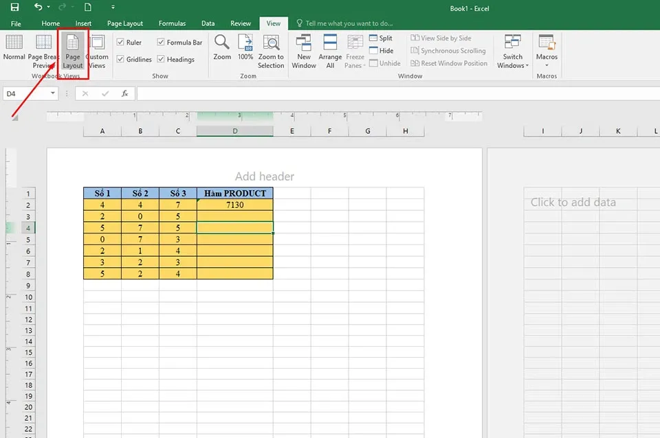 Mẹo căn chỉnh trang in Excel luôn vừa khít trang giấy