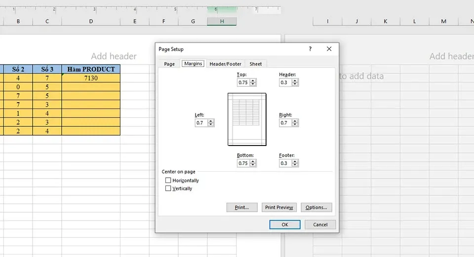 Mẹo căn chỉnh trang in Excel luôn vừa khít trang giấy