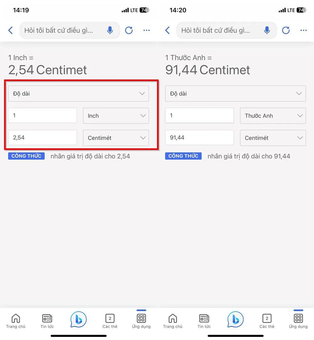 Mẹo chuyển đổi nhiều đơn vị khác nhau trên Bing AI nhanh và chính xác