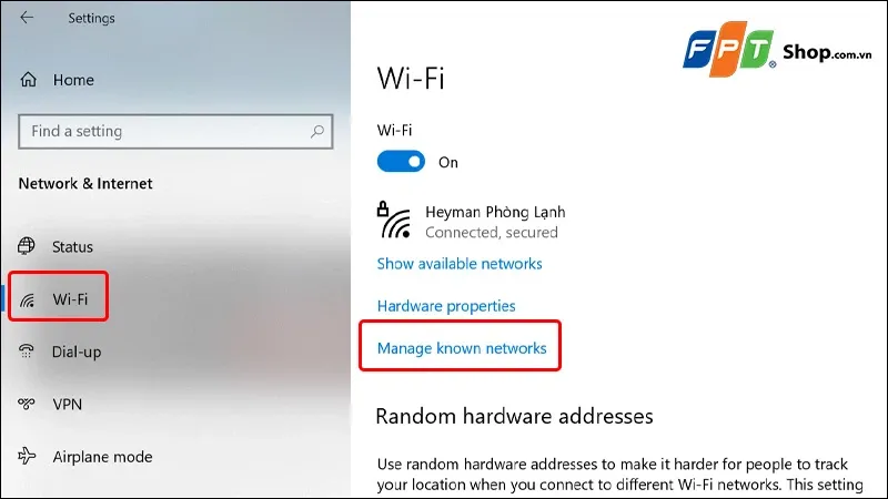 Mẹo để xem mật khẩu Wi-Fi trên Windows 10 cực dễ, giúp bạn quản lý và chia sẻ mạng nhanh chóng hơn