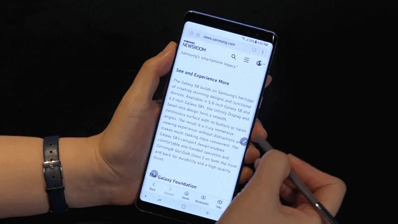 Mẹo Galaxy Note8: Sử dụng tính năng dịch thuật S Pen Translate