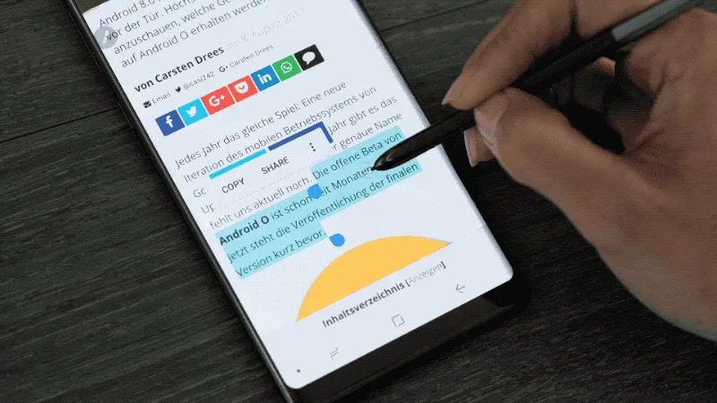 Mẹo Galaxy Note8: Sử dụng tính năng dịch thuật S Pen Translate