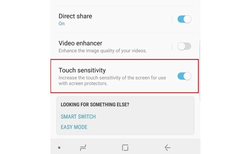 Mẹo Galaxy S9: Tăng độ nhạy cảm ứng nếu dùng dán màn hình