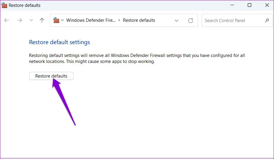 Mẹo hay Reset lại cài đặt Tường lửa trên Windows 11