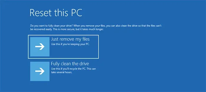 Mẹo khôi phục cài đặt gốc Windows 11 không cần mật khẩu Admin