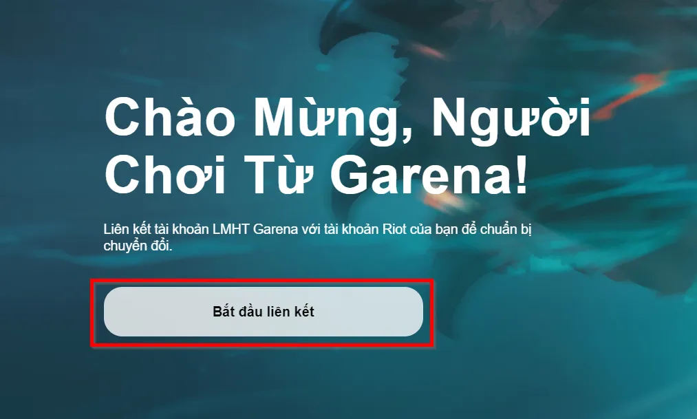 Mẹo liên kết tài khoản Garena sang nền tảng Riot trong một nốt nhạc