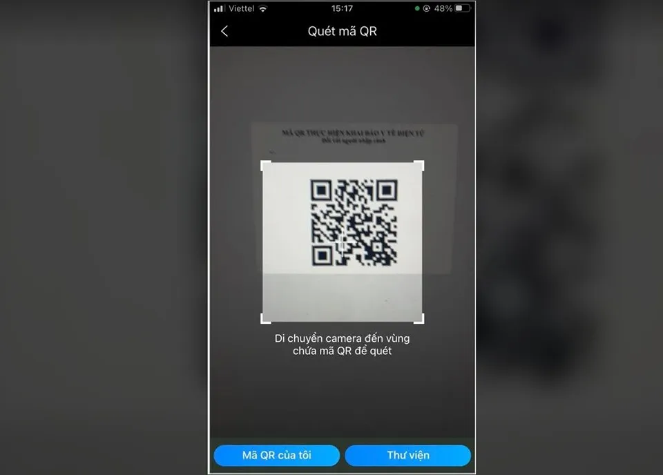 Mẹo lưu trữ thông tin đã khai báo y tế vào Thư mục QR trên Zalo