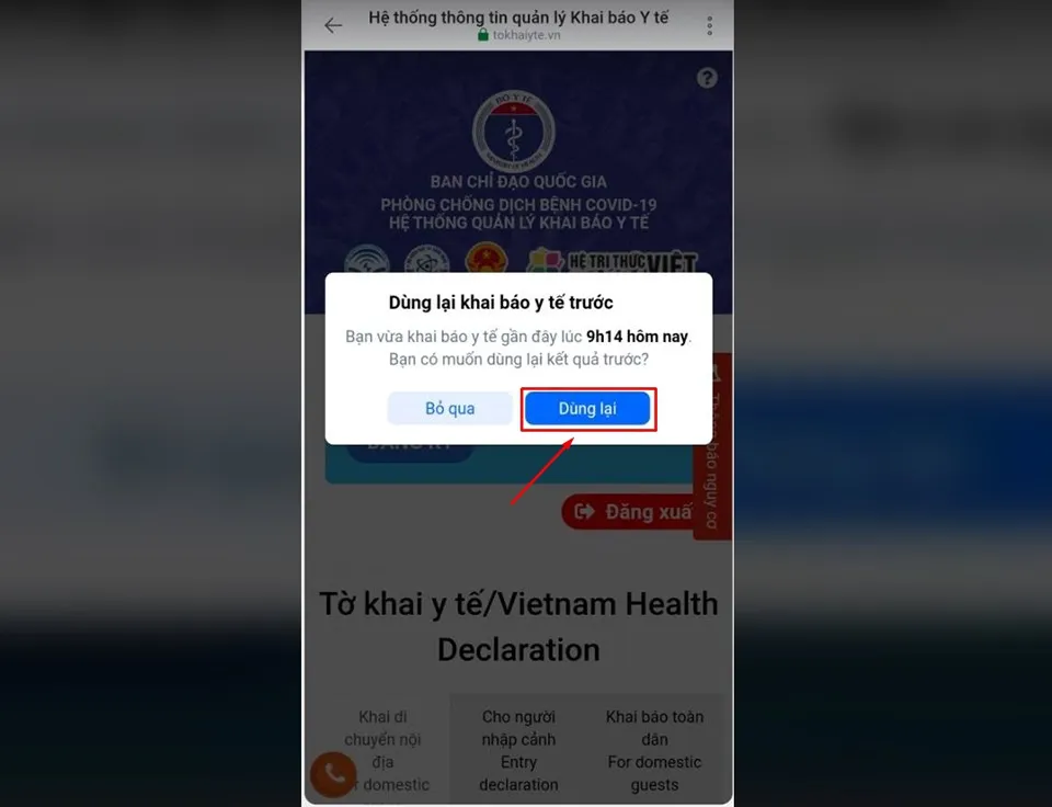 Mẹo lưu trữ thông tin đã khai báo y tế vào Thư mục QR trên Zalo