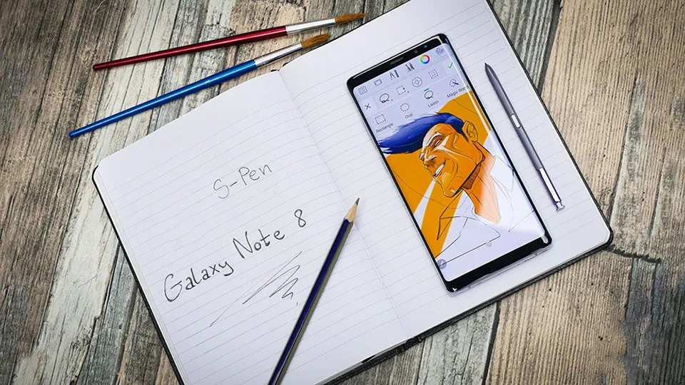 Mẹo Samsung Galaxy Note8: Cuộn trong ứng dụng bằng S-Pen