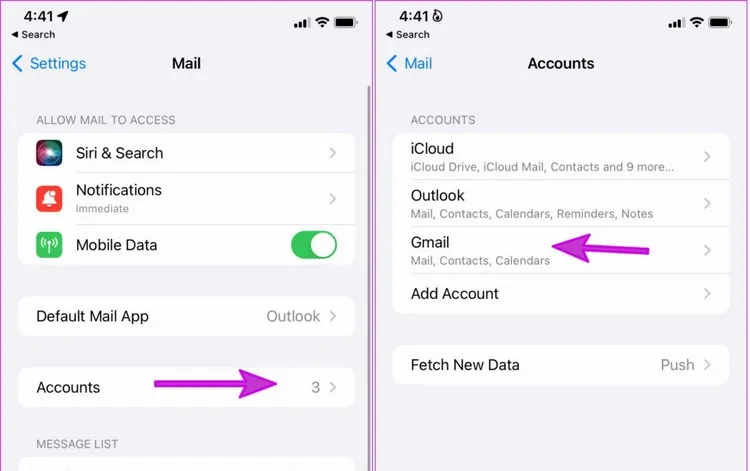 Mẹo sửa lỗi email bị trễ trong ứng dụng Mail trên iPhone