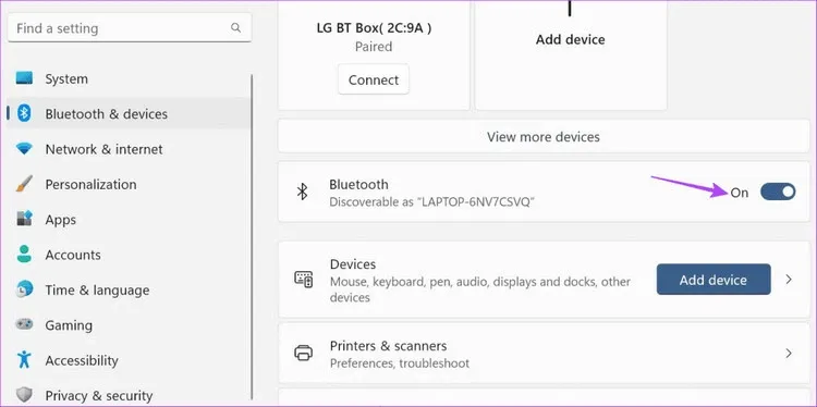 Mẹo sửa lỗi tai nghe Bluetooth liên tục bị ngắt trên Windows 11