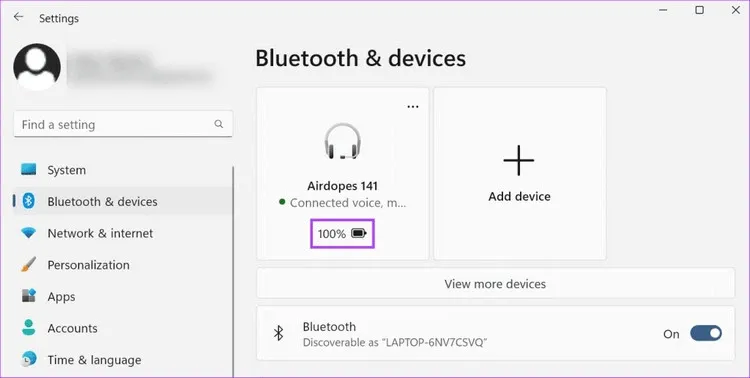 Mẹo sửa lỗi tai nghe Bluetooth liên tục bị ngắt trên Windows 11