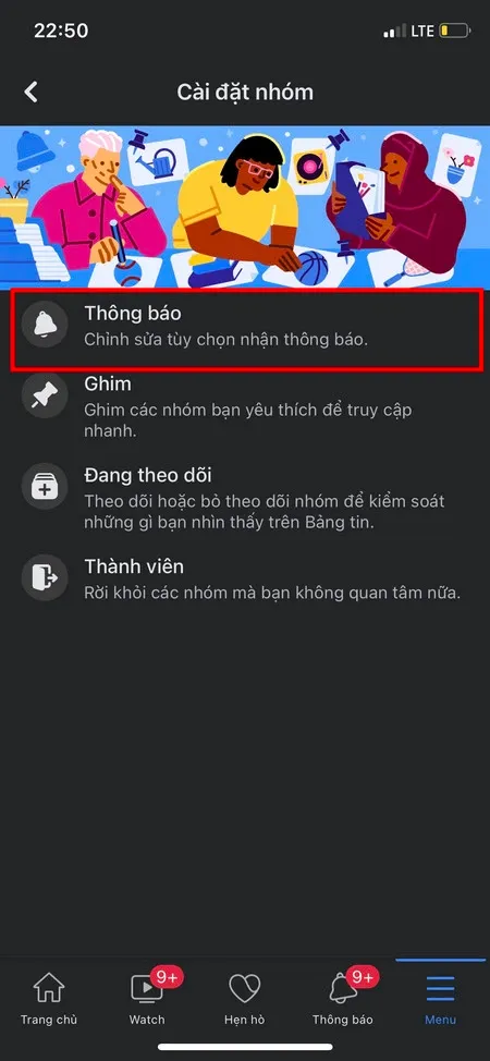 Mẹo tắt thông báo nhóm Facebook trên điện thoại và máy tính