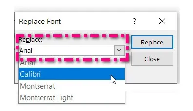 Mẹo thay đổi phông chữ cho bản trình chiếu PowerPoint