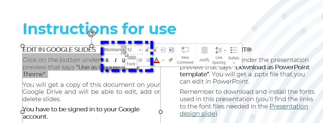 Mẹo thay đổi phông chữ cho bản trình chiếu PowerPoint