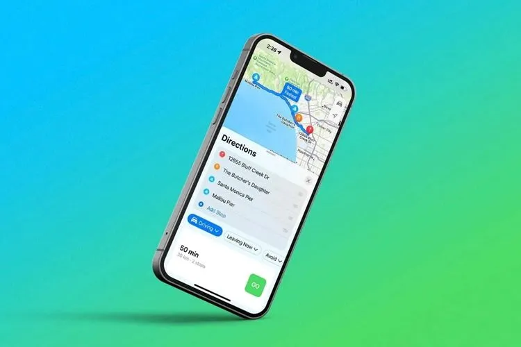 Mẹo thêm điểm dừng trong Bản đồ trên iOS 16 để giúp bạn di chuyển thuận tiện hơn