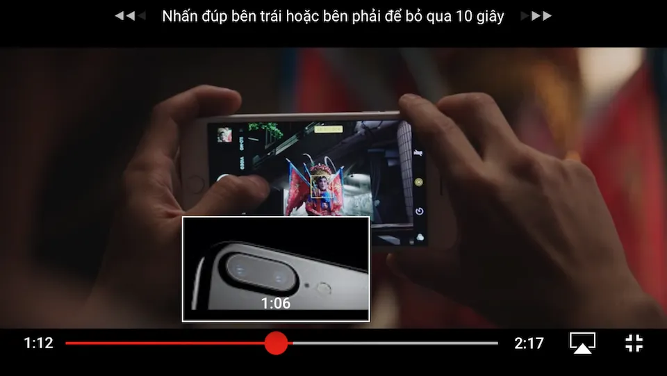 Mẹo tua nhanh video YouTube cực hay cho Android và iOS