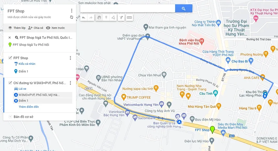 Mẹo vẽ bản đồ trên Google Maps để tuỳ chỉnh tuyến đường riêng cho bạn