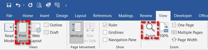 Mẹo xem nhiều trang đồng thời trong Microsoft Word