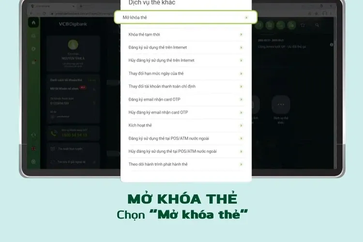 Mở khóa thẻ Vietcombank như thế nào? Bật mí 4 cách đơn giản, nhanh chóng nhất 2024