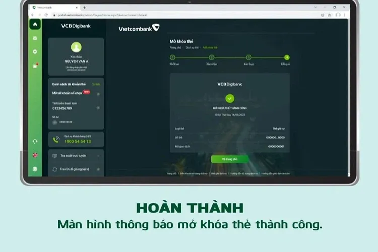 Mở khóa thẻ Vietcombank như thế nào? Bật mí 4 cách đơn giản, nhanh chóng nhất 2024