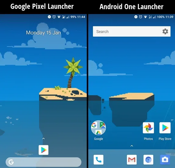 Mời tải về Android One launcher, giúp máy bạn có giao diện mới và chạy mượt như Android gốc