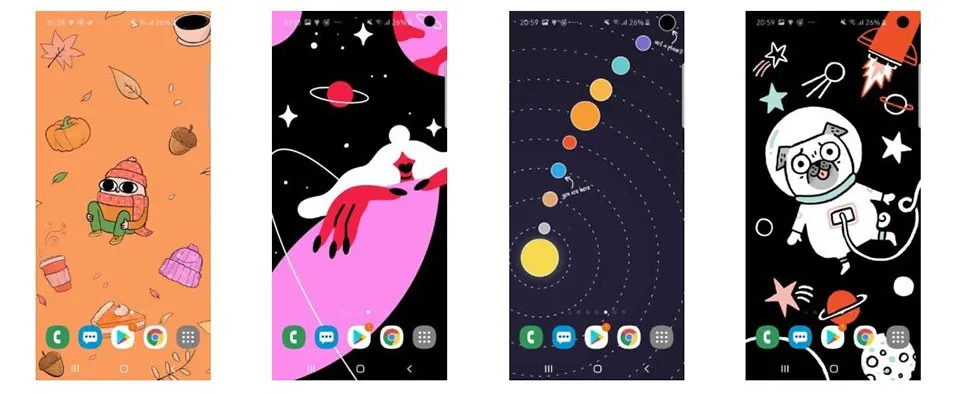 Mời tải về hình nền cho Galaxy S10, Galaxy Note 10 vừa được Samsung ra mắt