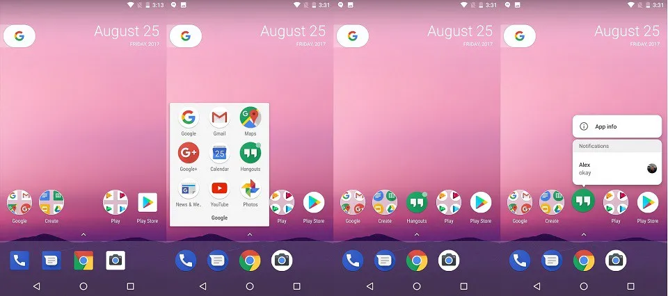 Mời tải về Pixel Launcher cho các smartphone Android với các tính năng Android 8.0 Oreo